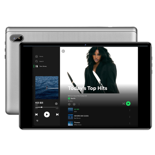 Tablet with Spotify access