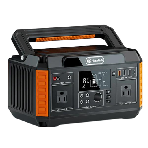 Compact Generator Flashfish P60 Portable Power Station | 560W 520Wh × 1